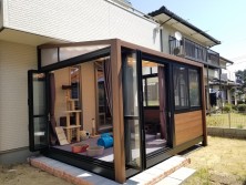 LIXIL ガーデンルームGFでくつろぎのお庭に　千葉県野田市