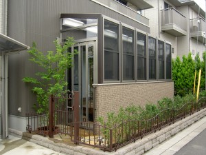 LIXIL　ガーデンラウンジココマ腰壁タイプ　埼玉県
