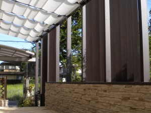 埼玉県白岡市 ガーデンルーム ココマ 腰壁オープンテラスタイプ 大興