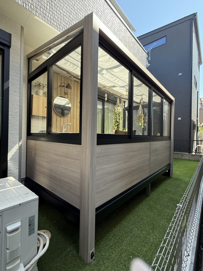 ガーデンルームGFで贅沢な時間を感じる空間に　さいたま市