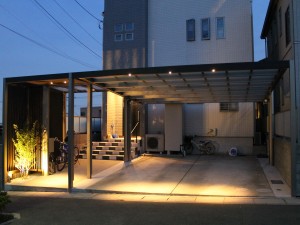 LEDダウンライトとプラスGでモダンなフレームデザイン　タマホーム　埼玉県川口